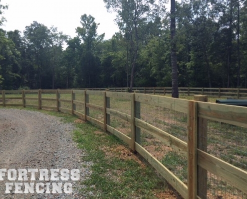 Residential Wire & Rail Fencing | Fortress Fencing